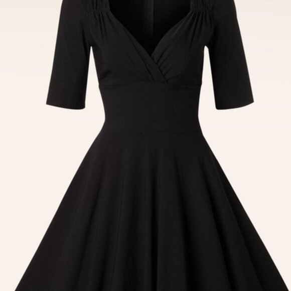 XL Collectif Trixie Doll Classic Hollywood Retro Vintage Swing Dress Modcloth - Picture 3 of 8